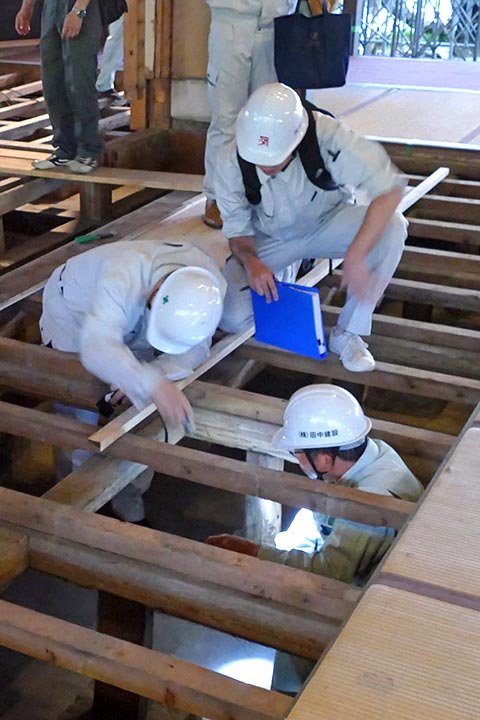 構造計算に基づく精密な検査